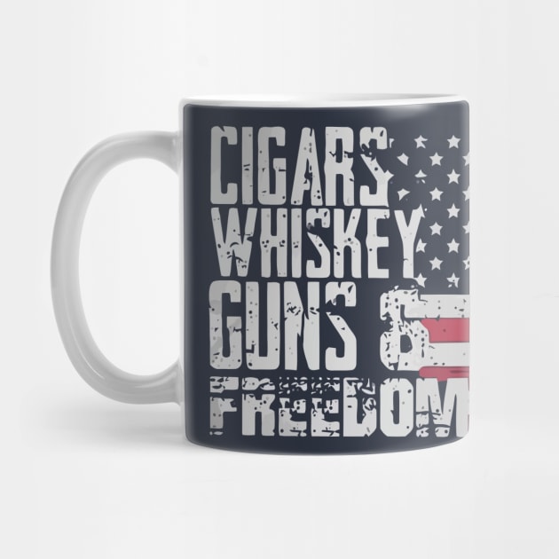 Cigars whiskey guns and freedom by francotankk